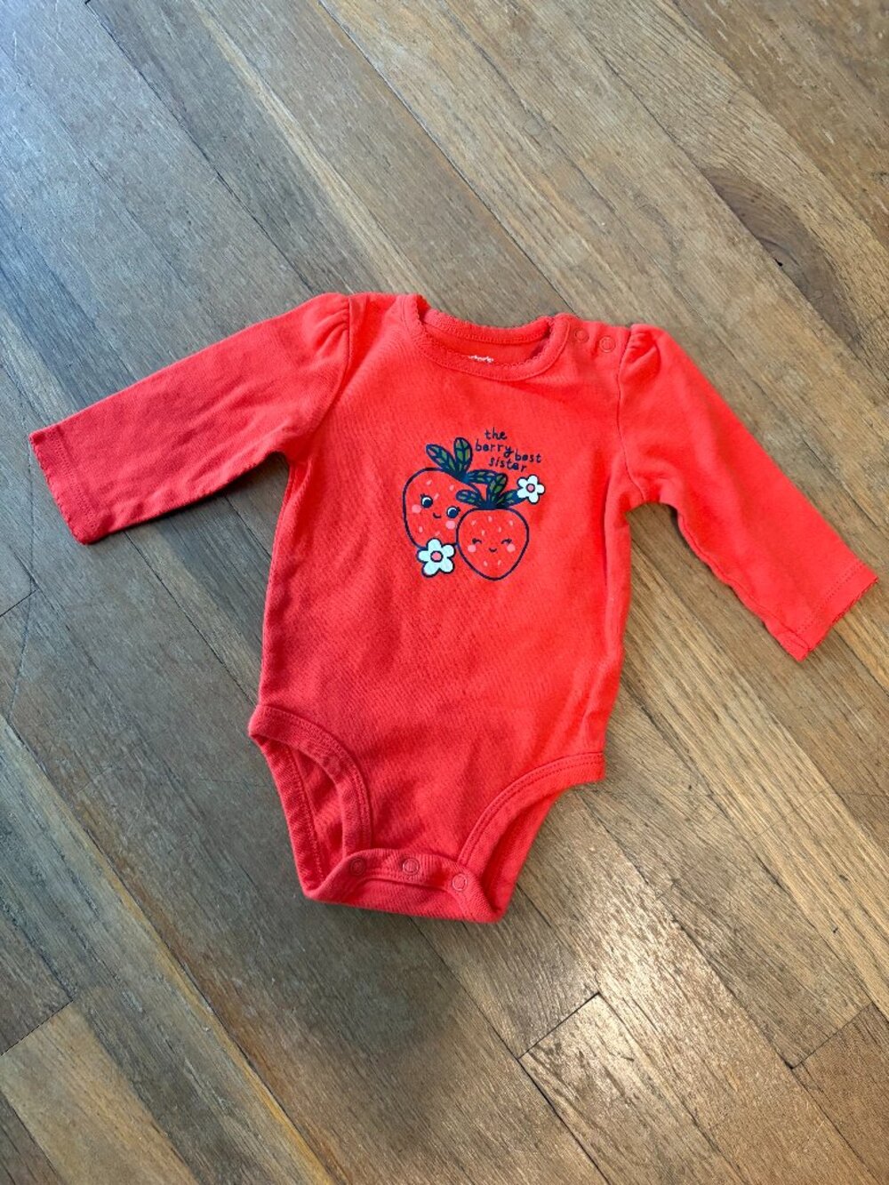 Berry Best Sister Onesie